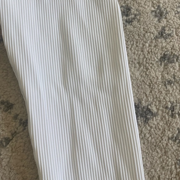 Carbon 37 Ribbed White Leggings - Picture 6 of 7